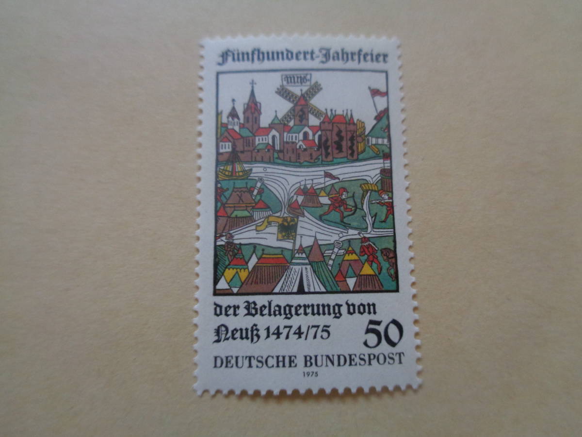  Германия  марка  　197 5 лет  　... *  ... *   мяч ... касательно ... стул ... с  500  годовщина   1477 год     дерево  издание ...「... стул 」...　50