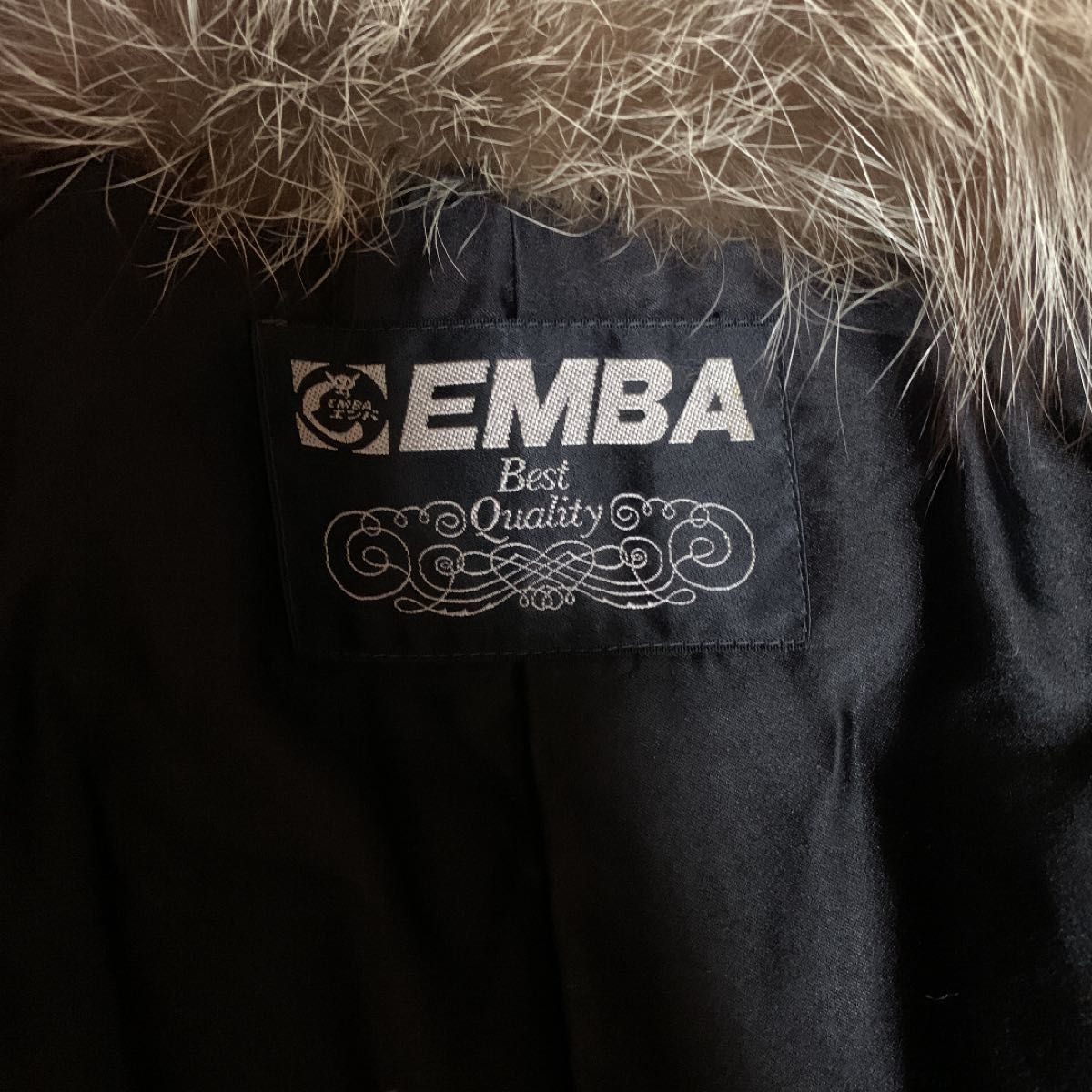 毛皮 EMBA シルバー フォックスコート