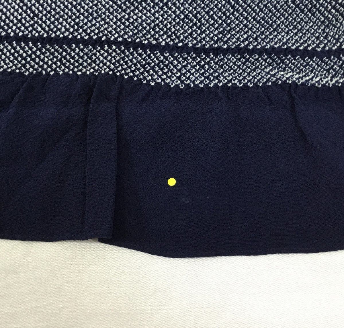  waist band / men's / capital aperture stop / silk / navy blue / Kyoto . industry . collection / boxed [ yuzu . is ]3939