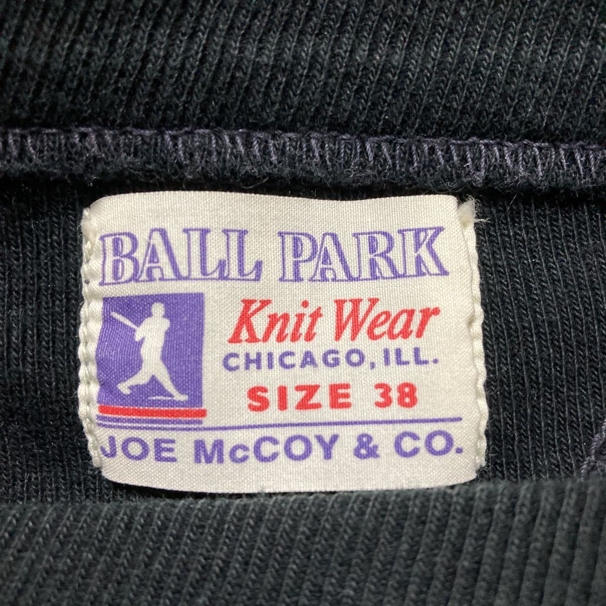 JOE McCOY BALL PARK フリーダムスリーブ両Vスウェット JOE McCOY BALL PARK フリーダムスリーブ両Vスウェット