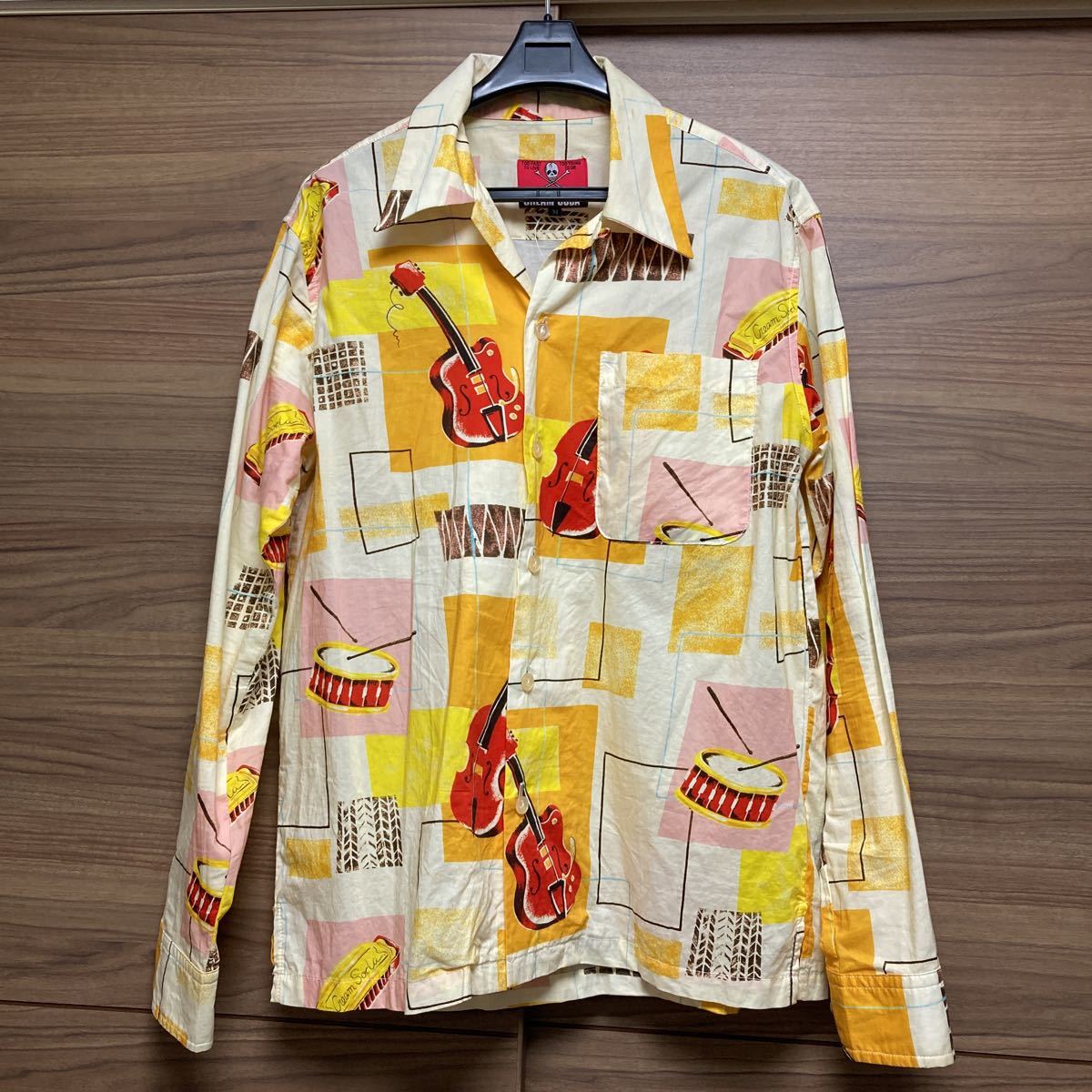 人気商品!】 楽器柄 クリームソーダ SODA 【美品】CREAM 長袖シャツ