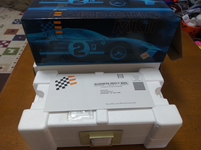 エグゾト 1/18 スケール フォード GT40 マークⅡ No.2 エグゾト 1/18 スケール フォード GT40 マークⅡ No.2
