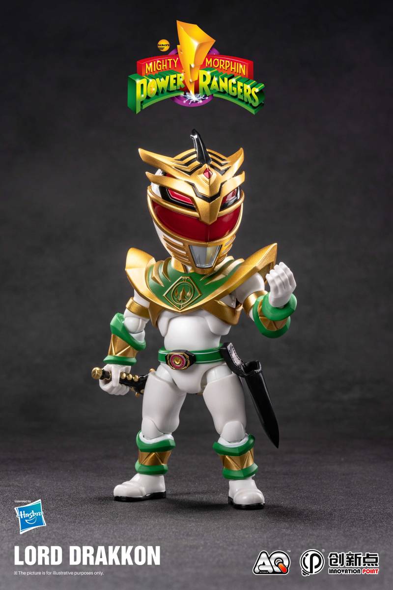 創新点 マイティ モーフィン パワーレンジャー ロード ドラッコン 未開封新品 Power Rangers Action Q版 InnovationPoint Lord Drakkon_画像7