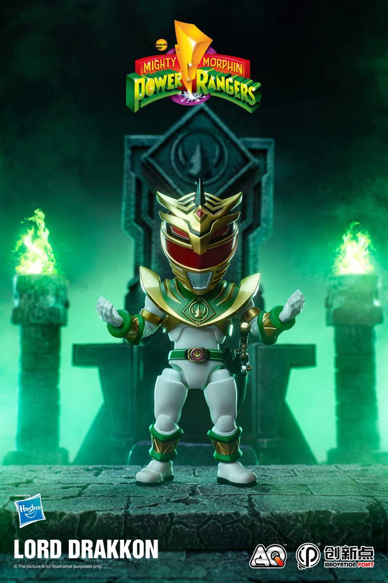 創新点 マイティ モーフィン パワーレンジャー ロード ドラッコン 未開封新品 Power Rangers Action Q版 InnovationPoint Lord Drakkon_画像3