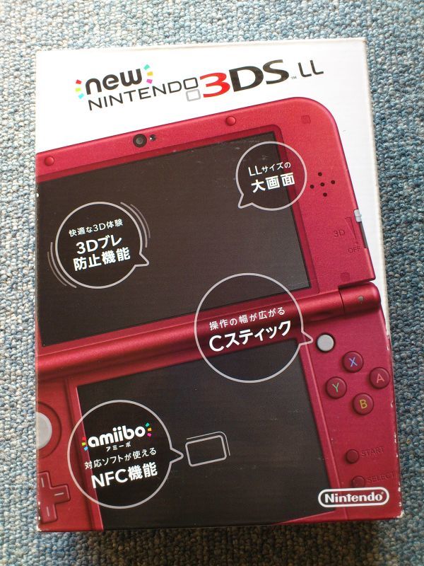 Newニンテンドー3DS LL メタリックレッド