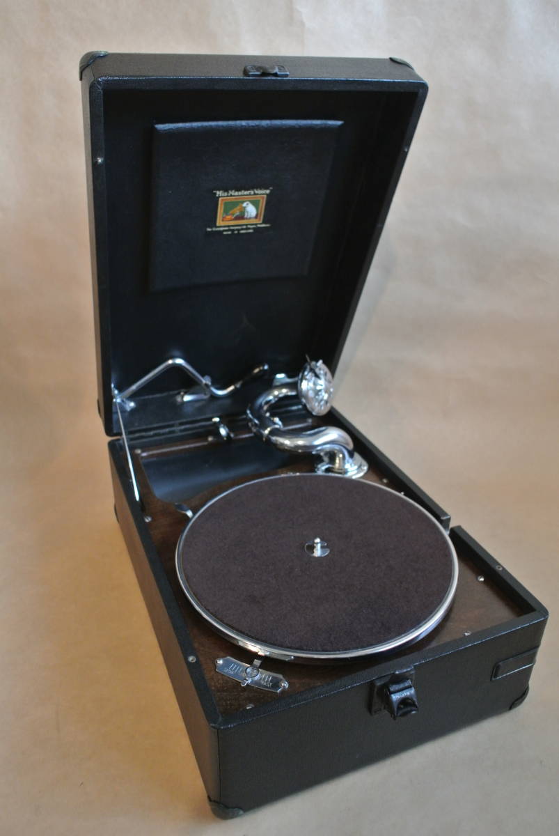 HMV１０２蓄音機 SPレコード 蓄音器 SP盤 ビクター 昭和レトロ_画像1