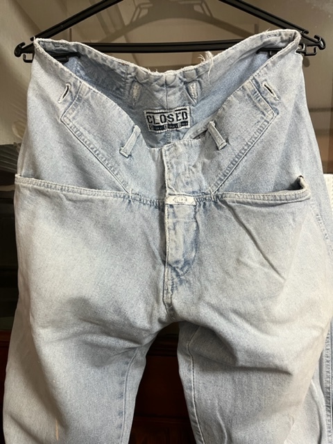 * Vintage 80\'s Jill bo- подлинная вещь CLOSED| Мали te franc sowa Jill bo- Denim 46 Made in ITALY USED *