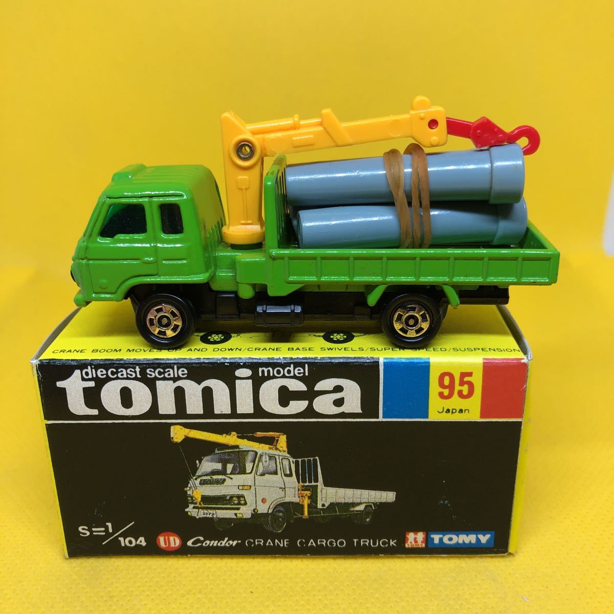 優先配送 新品 トミカ トミー 黒箱 日産 ディーゼル コンドル クレーン
