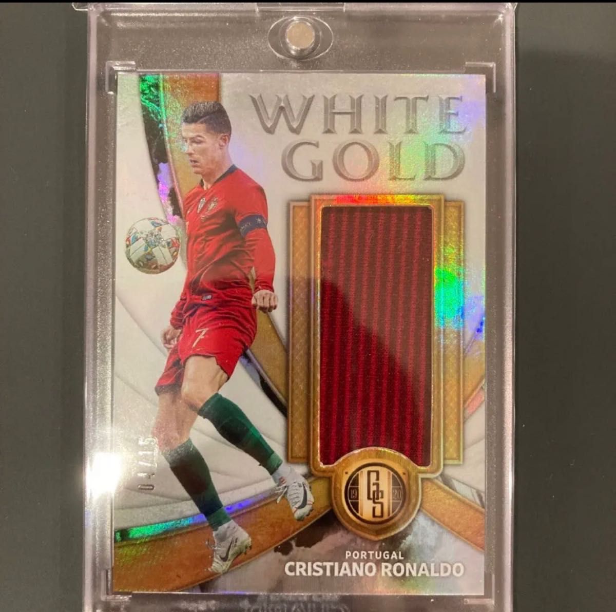 クリスティアーノロナウド PANINI white gold /15 CRISTIANO RONALDO