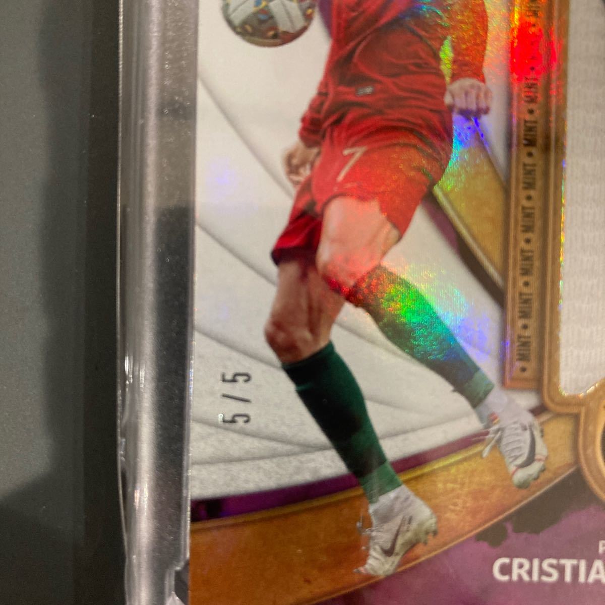 5/5 CRISTIANO RONALDO PANINI white gold クリスティアーノ 5/5 CRISTIANO RONALDO PANINI white gold クリスティアーノ
