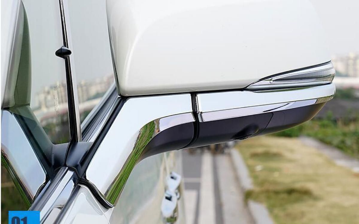 SV トヨタ アルファード/ヴェルファイア 30系 サイド ドアミラー ガーニッシュ カバー ABS製 メッキ 鏡面 左右4P｜PayPayフリマ