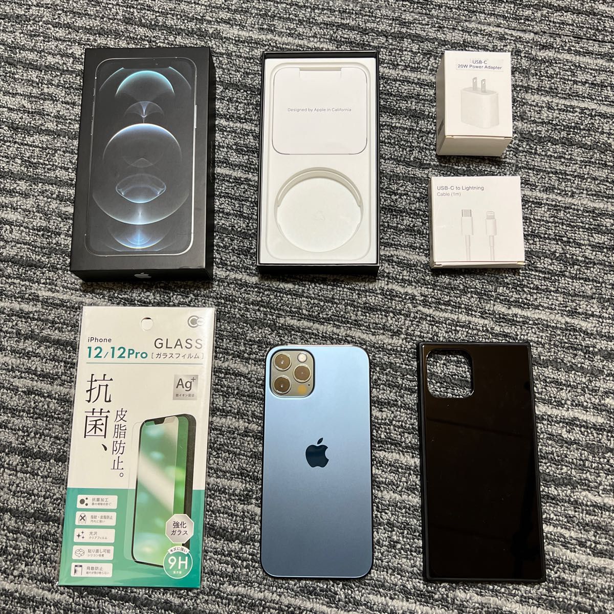美品】 iPhone 12 Pro 128GB パシフィックブルー SIMフリー おまけ付き