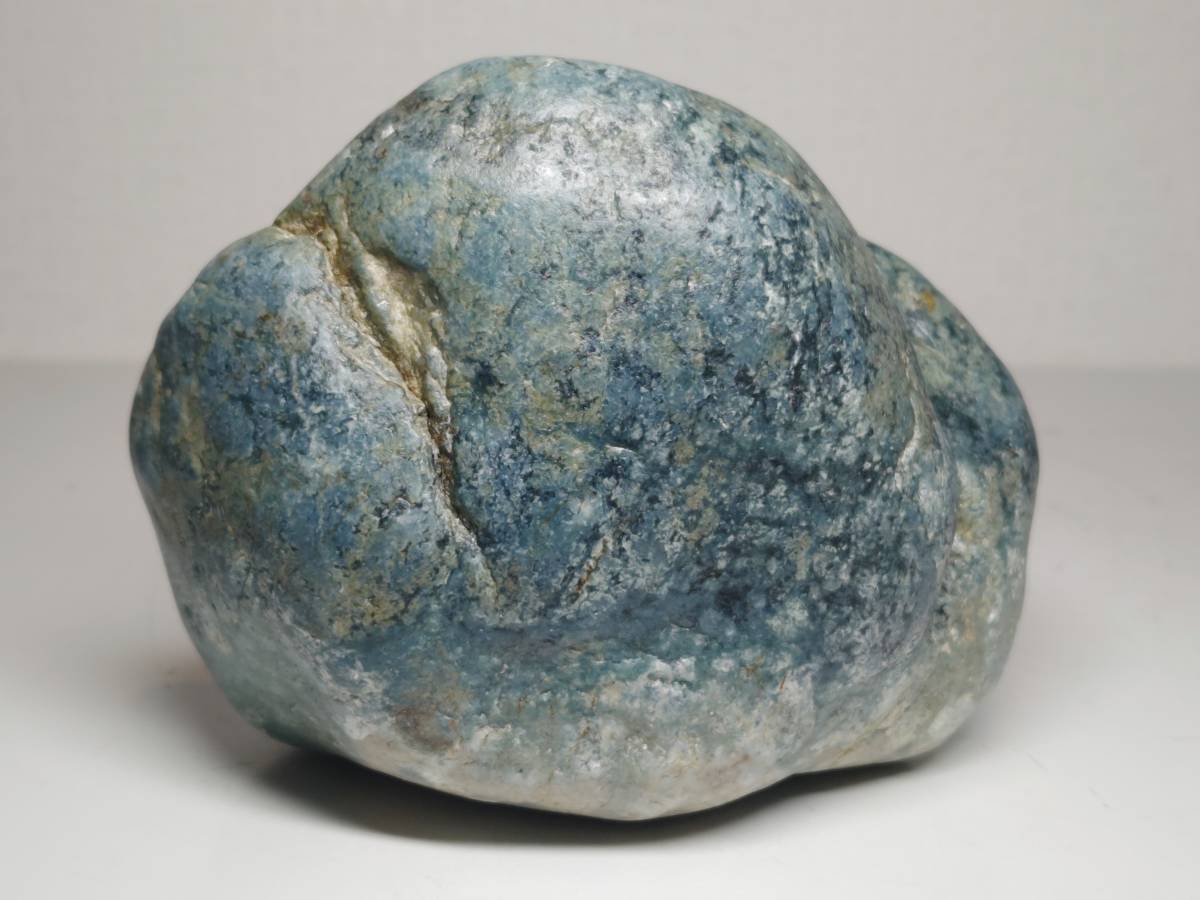 濃青 2.1kg 翡翠原石 ヒスイ 翡翠 原石 鑑賞石 自然石 誕生石 鉱物水石