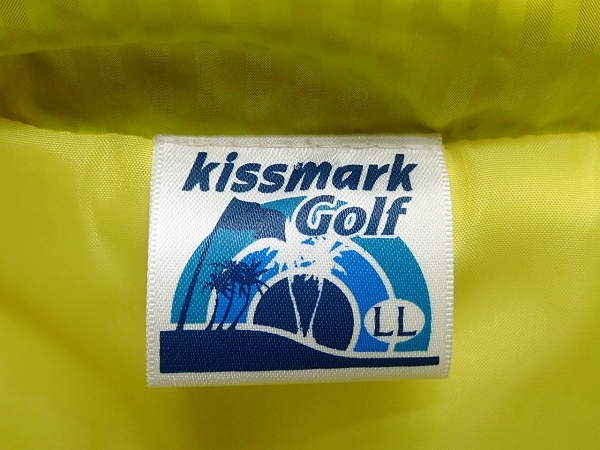 kissmark Golf 中綿ベスト・LL□キスマークゴルフ/大きいサイズ/22*11*2-19の画像10