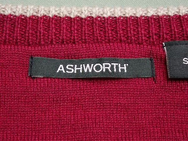 ASHWORTH вязаный лучший *S* Ashworth / Golf / шерсть /22*11*2-23