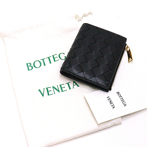 BOTTEGA VENETA ボッテガヴェネタ 二つ折りファスナーウォレット 二