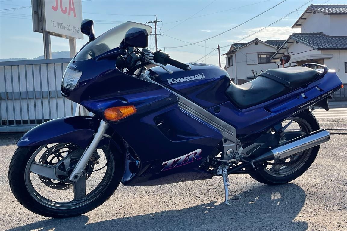 ZZ-R250 1円スタート エンジン好調 程度良好 EX250H ノーマル キャブ ...