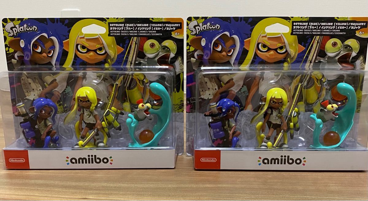 専用】スプラトゥーンamiibo トリプルセット 6個-