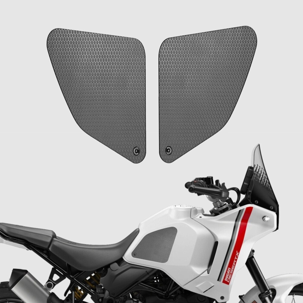 送料無料 Ducati ドゥカティ デザートX 2022 燃料タンクパッド プロテクター 滑り止め 膝グリップ_画像1