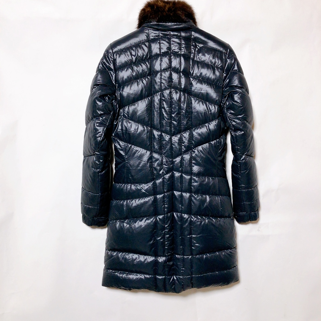  Tomorrowland special order ma howe ski down coat S navy blue /TOMORROWLAND Malachowski fur attaching Poland Goose down 90%