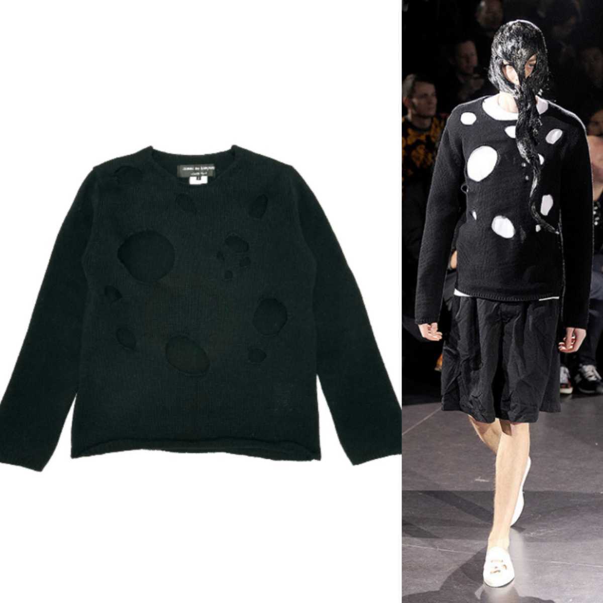 Yahoo!オークション - 2014AW ホーリージャケット期 穴あき ボロ Yahoo!オークション - 2014AW ホーリージャケット期 穴あき ボロ
