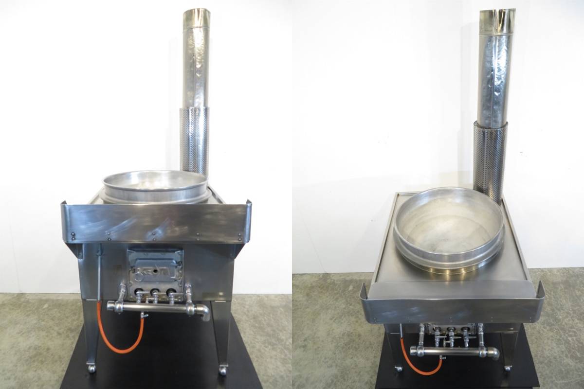状態良好】ゆで麺機 ガス生そば釜 都市ガス 茹で麺機 そば釜 うどん釜