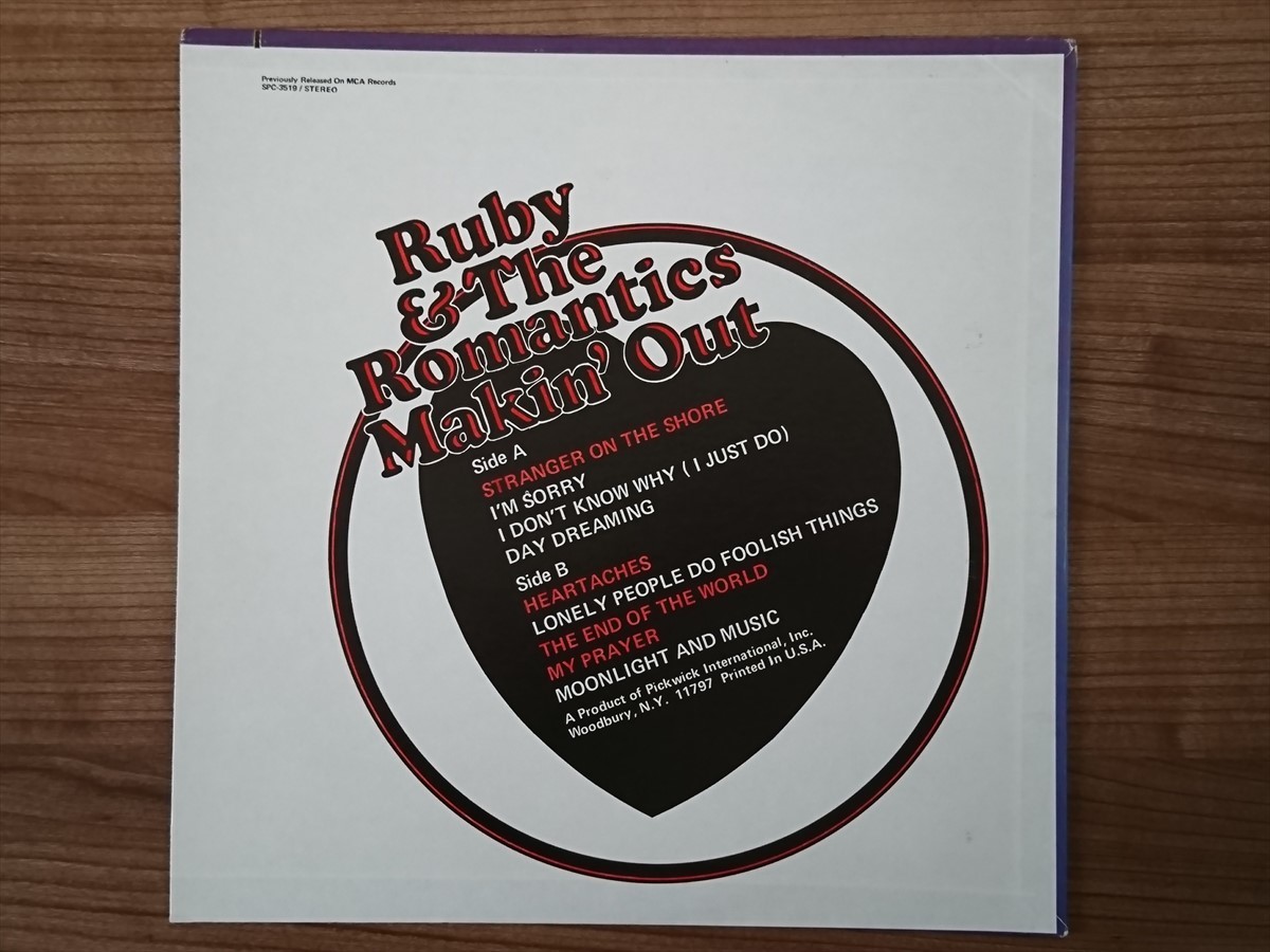 LP RUBY & THE ROMANTICS/MAKIN' OUT/ルビー・アンド・ザ・ロマンティクス/メイキン・アウト_画像6