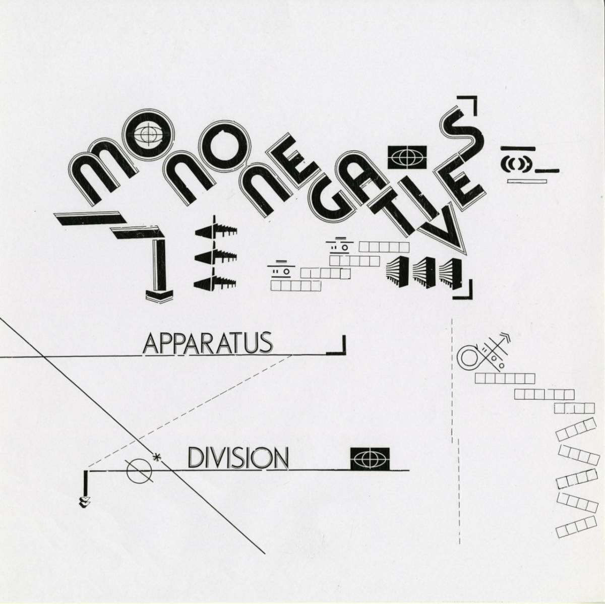 MONONEGATIVES / Apparatus Division (LP) AnxietyRecords synthpunk newwave lofipunk シンセパンク punkrecord ukpunk パンクレコードの画像1