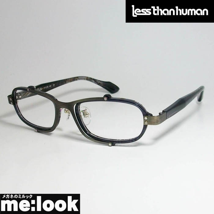 Less than human ...  очки    очки   рама  DUB-89　 размер  51  раз  включено ...  темный металлик  