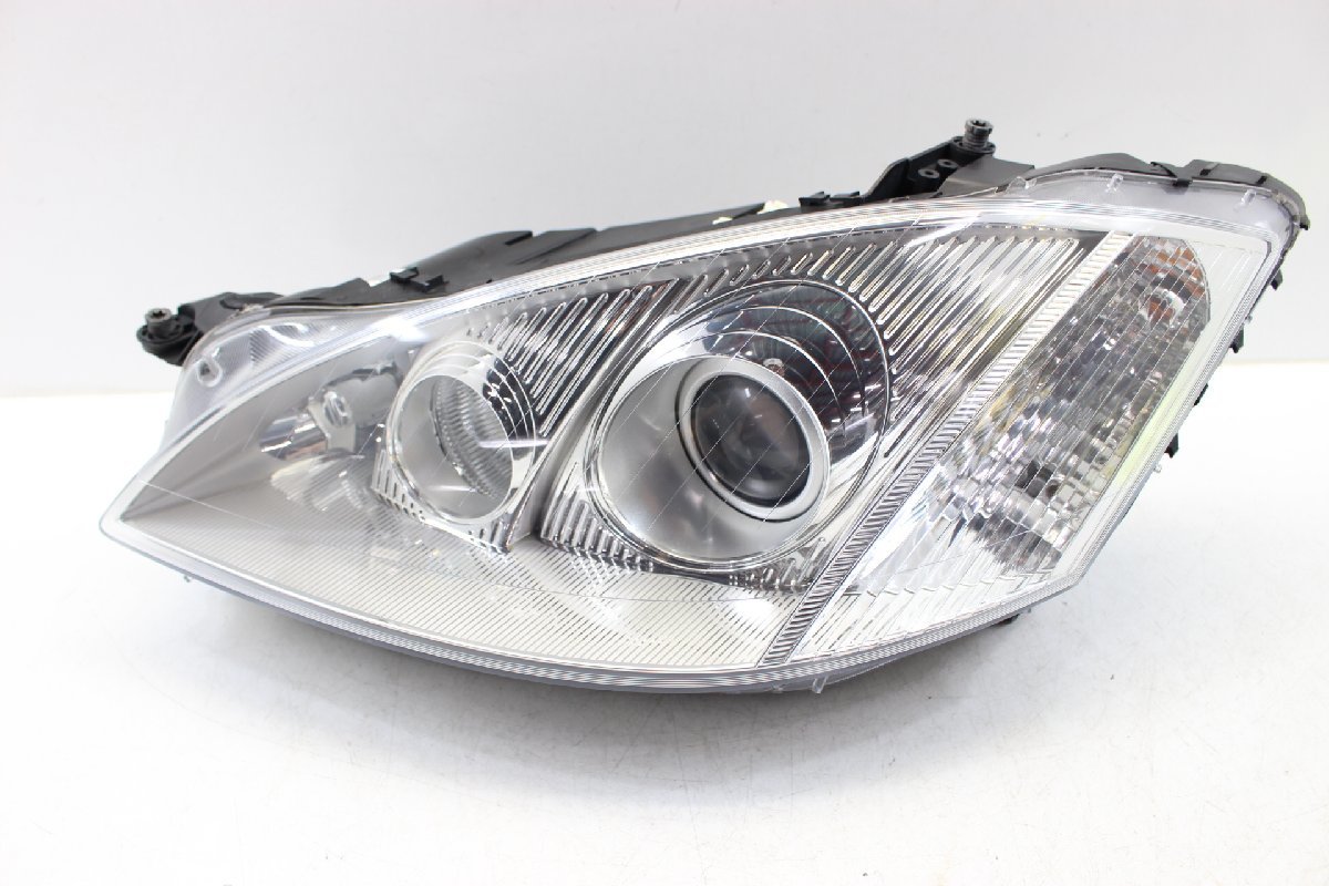 美品/破損無　ベンツ　Sクラス　W221　ヘッドライト　左　左側　キセノン　HID　A 221 820 09 61　A2218200961　269822-B434_画像1