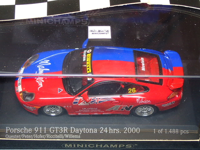 MINICHAMPS　Porsche　９１１　GT３R　DAYTONA24ｈｒｓ　2000年　430　006907_画像4