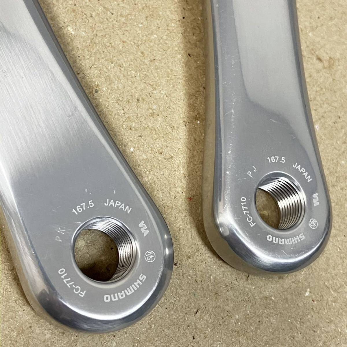 SHIMANO DURA-ACE FC-7710 167.5mm PCD144 NJS クランク SHIMANO DURA-ACE FC-7710 167.5mm PCD144 NJS クランク