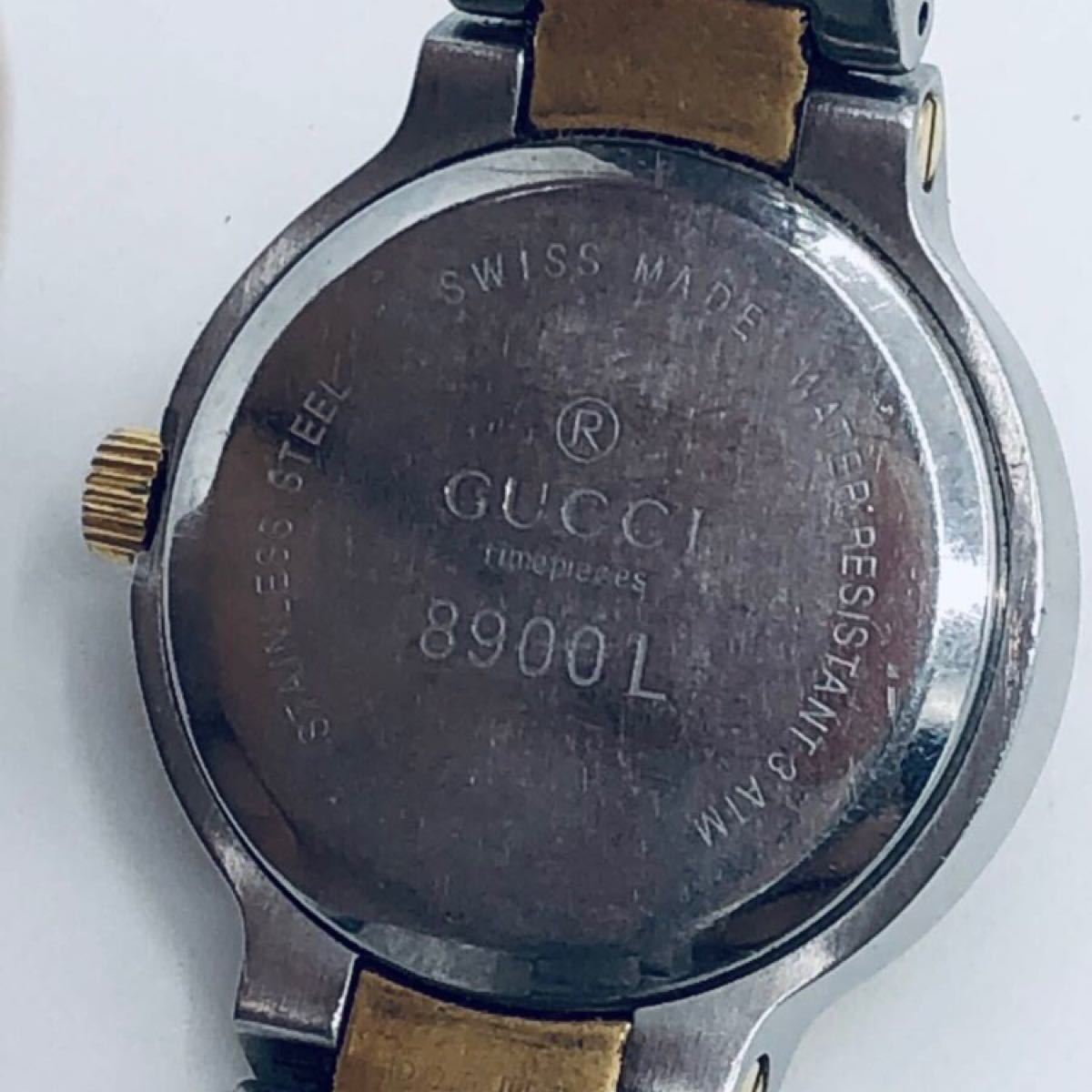 アクセサリ Gucci - GUCCI グッチ 腕時計 8900L コンビ レディースの