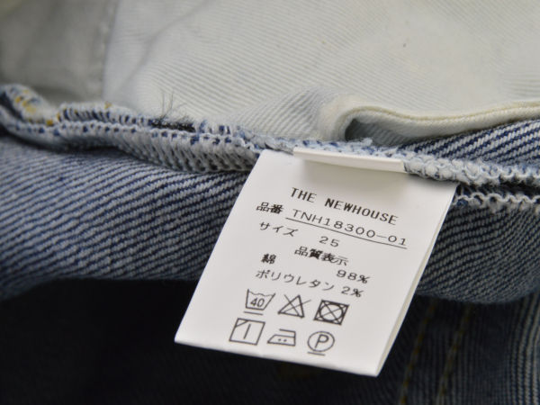 ザ ニューハウス THE NEWHOUSE TNH JEANS デニムパンツ/ジーンズ カットオフ 25サイズ ブルー レディース F-M11997_画像6