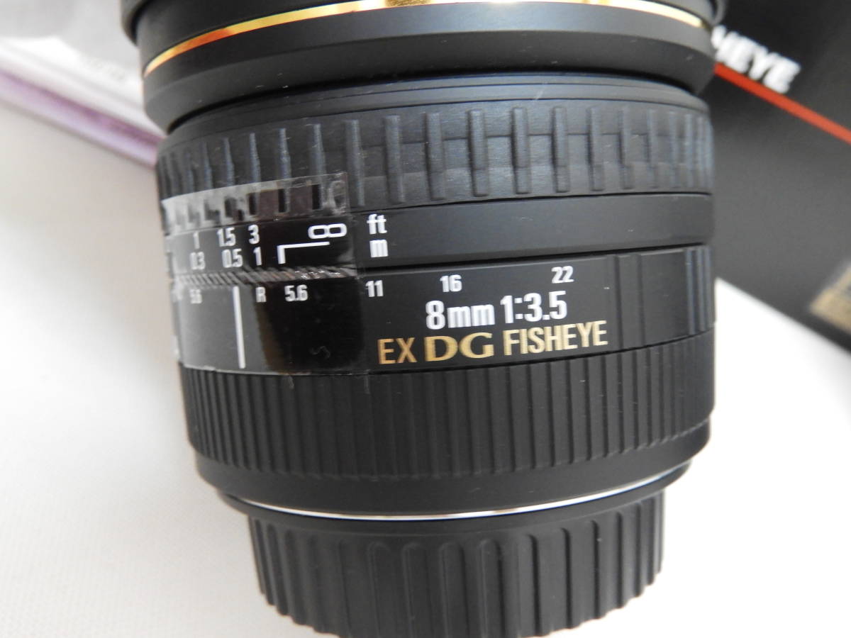 SIGMA 8mm F3.5 EX DG FISHEYE CANON シグマ フィッシュアイ 魚眼