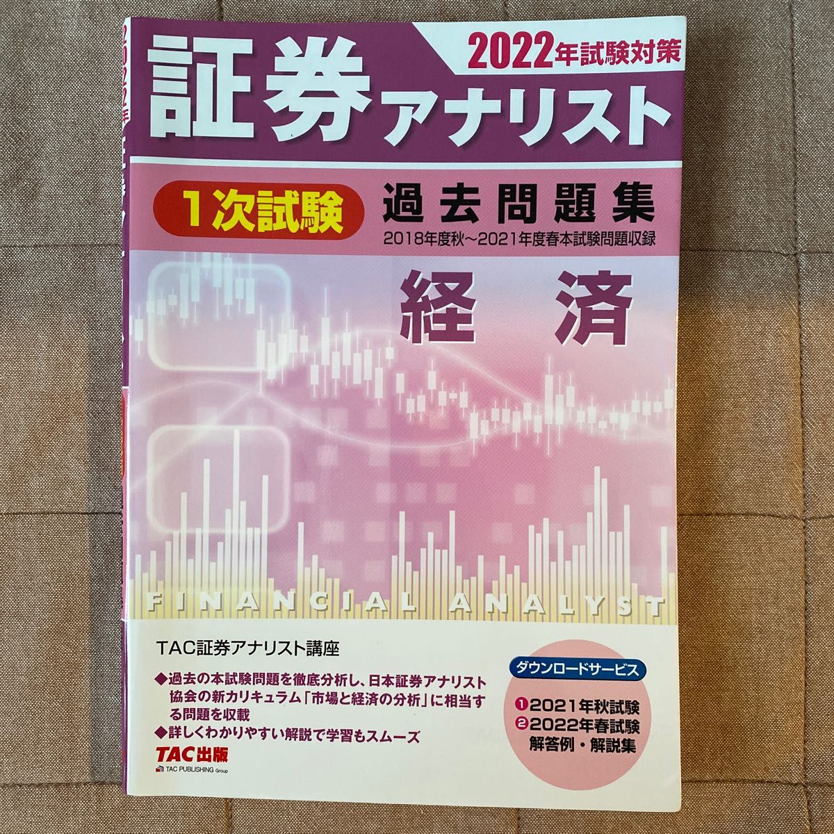 証券アナリスト１次試験過去問題集経済　２０２２年試験対策 ＴＡＣ株式会社（証券アナリスト講座）／編著