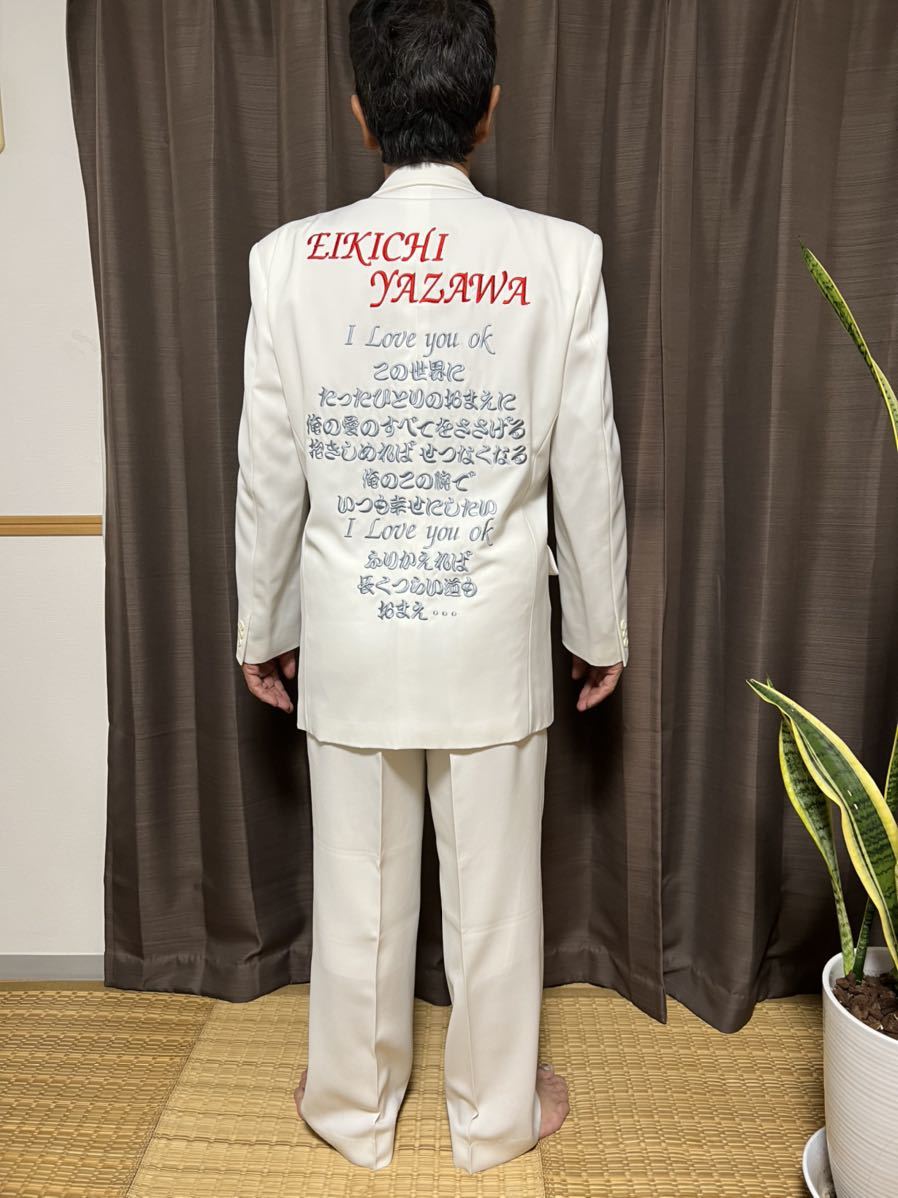 Yahoo!オークション - 矢沢永吉 白スーツ 刺繍入り Yahoo!オークション - 矢沢永吉 白スーツ 刺繍入り