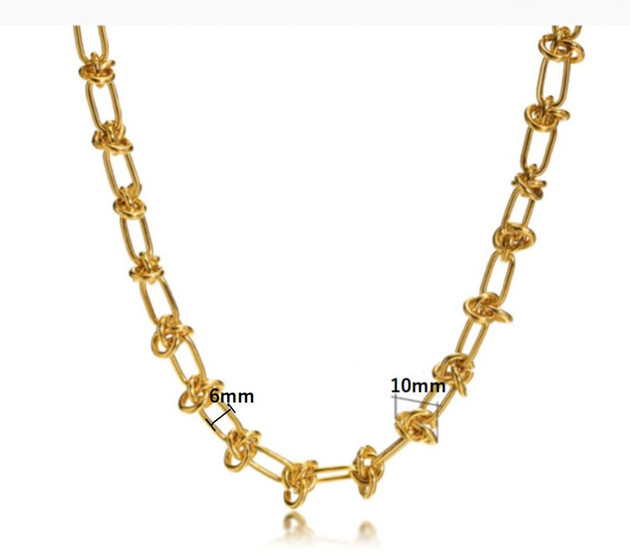  stainless steel ... design 18KGF unisex necklace 