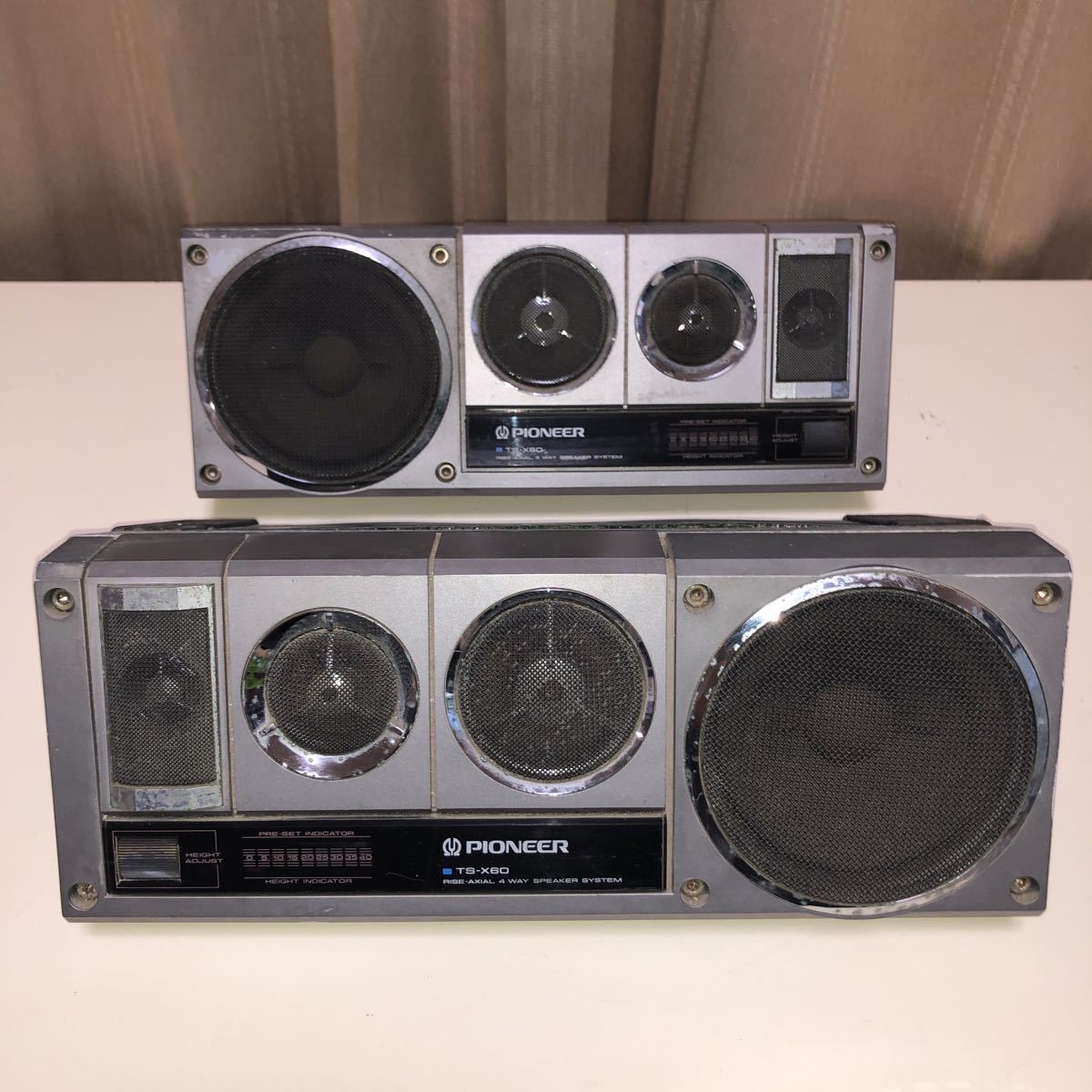 ♪Pioneer パイオニア 置型スピーカー TS-X60 旧車 当時物 品♪ | www