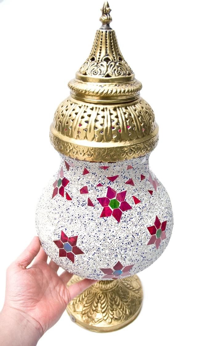 送料無料 ランプ アラビア風ランプ モザイクランプ インテリア 床置き ハーレムモザイクランプ D アジアン