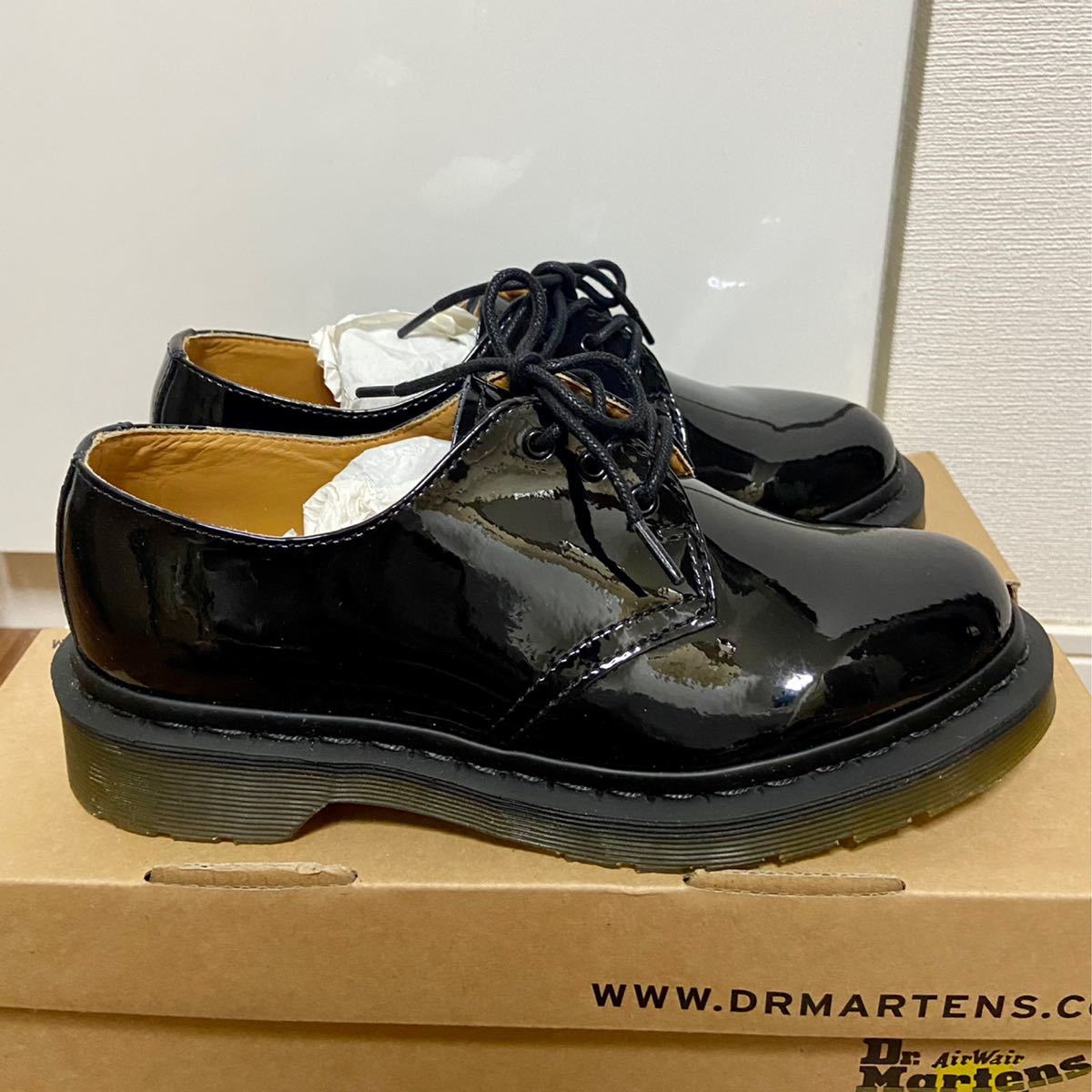 新品 Dr.Martens × Ray BEAMS 別注 パテント 3eye 定価26400円 UK3 22cm_画像3