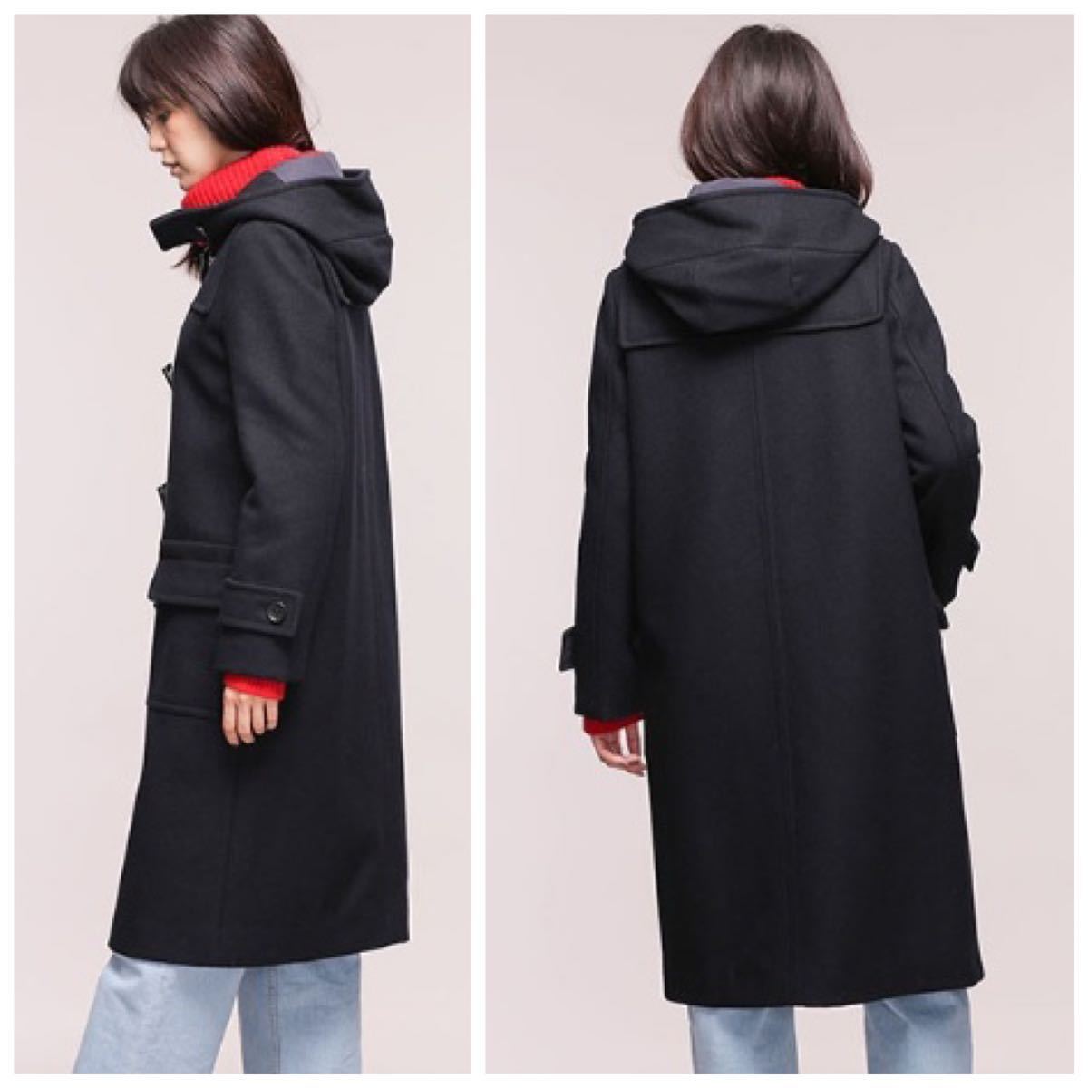  beautiful goods Nano Universe tail .meru ton long duffle coat regular price 28600 jpy 36 [CLASSY. 12 month number publication ]