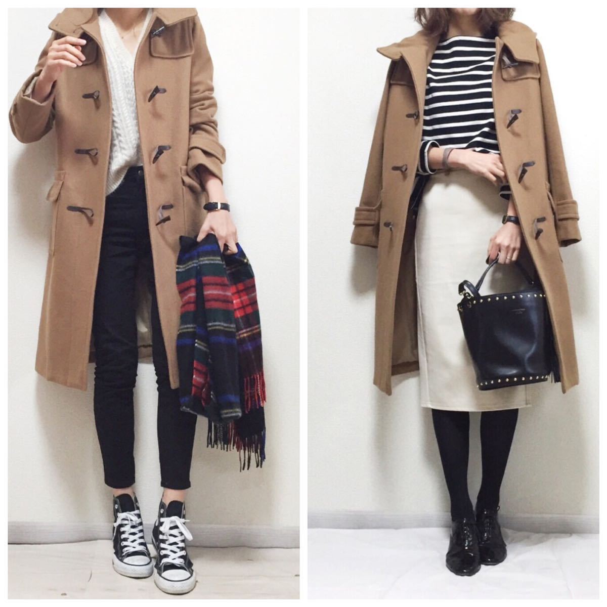  beautiful goods Nano Universe tail .meru ton long duffle coat regular price 28600 jpy 36 [CLASSY. 12 month number publication ]