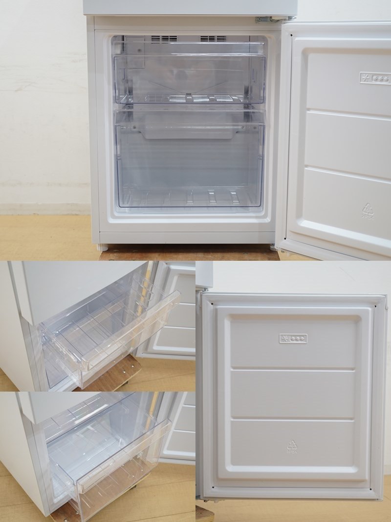 東ハ:【ハイアール】2ドア 冷凍冷蔵庫 121L JR-NF121A 2021年 霜取り