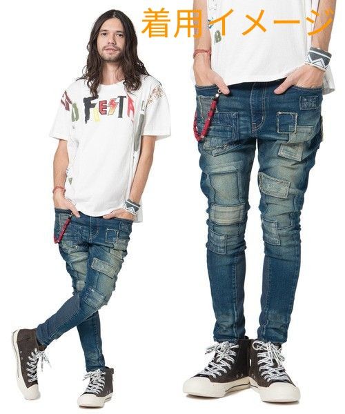 glamb GB0218 / P03 : Unplugged rib denim アンプラグド デニム glamb GB0218 / P03 : Unplugged rib denim アンプラグド デニム