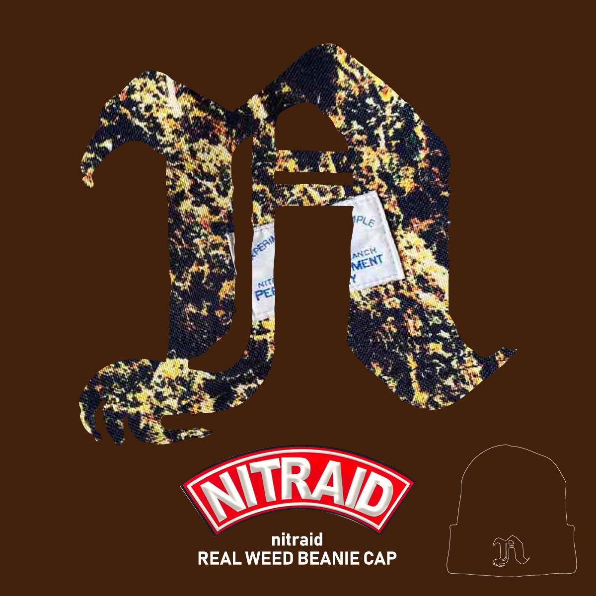 nitraid REAL WEED ナイトレイド リアルウィード ニットキャップ NITRO