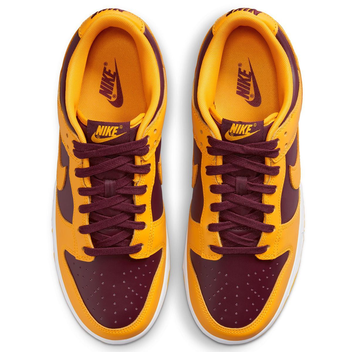 NIKE DUNK LOW RETRO Univesity Gold and Deep Maroon ナイキ ダンク ロー 29cm ユニバーシティーゴールド ディープマロン_画像2