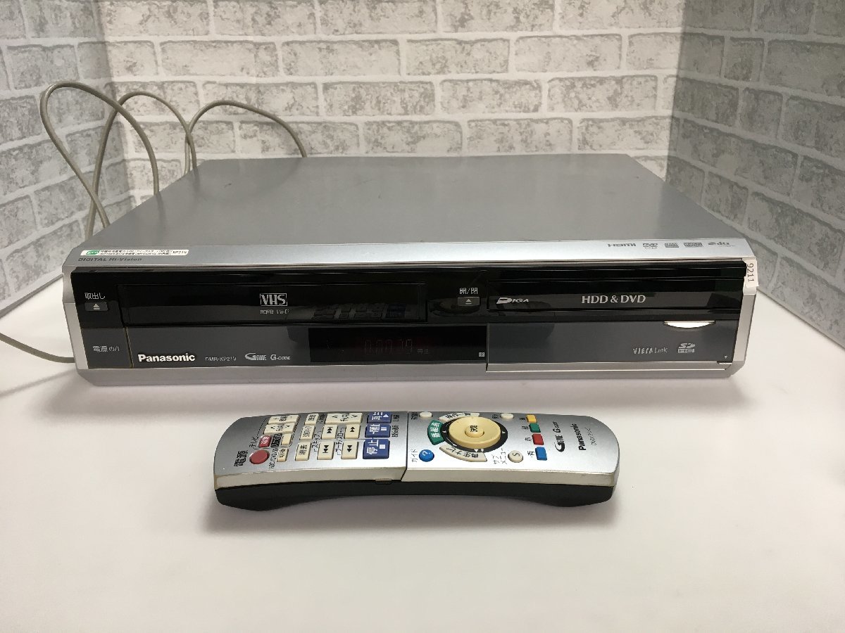 ☆超目玉】 パナソニック VHS/HDD/DVDレコーダー DMR-XP21V 中古品9211