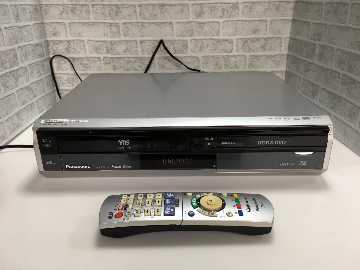 選ぶなら パナソニック VHS/HDD/DVDレコーダー DMR-XP21V 中古品9212