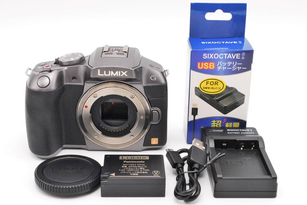 □ほぼ新品□ Panasonic LUMIX ボディ DMC-G6 シルバー